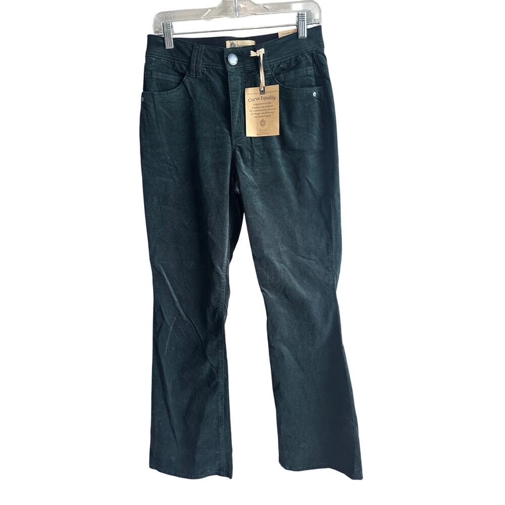 Democracy AbTechnology High Rise Itty Bitty More Boot Velvet Dark Green 8 NEW